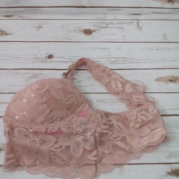 Victoria Secret PINK Rose Lace Lightly Padded Bra - Picture 3 of 5